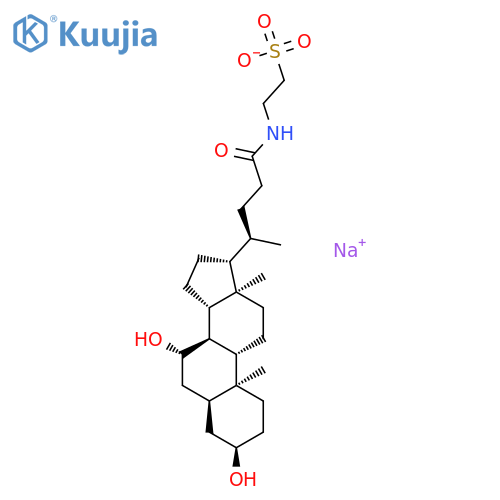 Tauroursodeoxycholate Sodium (Synonyms: Sodium tauroursodeoxycholate; Tauroursodeoxycholic acid sodium salt) structure