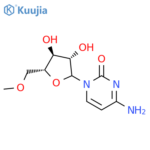 4-amino-1-(5-O-methyl-D-arabinofuranosyl)pyrimidin-2(1H)-one structure