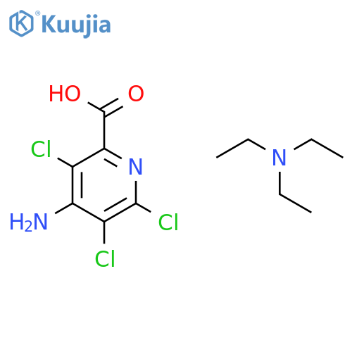 2-Pyridinecarboxylic acid, 4-amino-3,5,6-trichloro-, compd. with N,N-diethylethanamine (1:1) structure