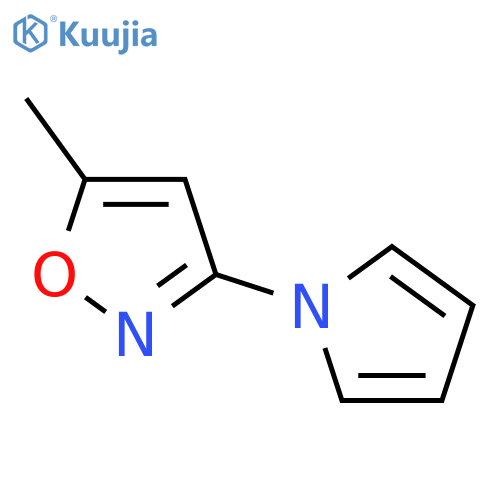 5-methyl-3-(1H-pyrrol-1-yl)isoxazole structure