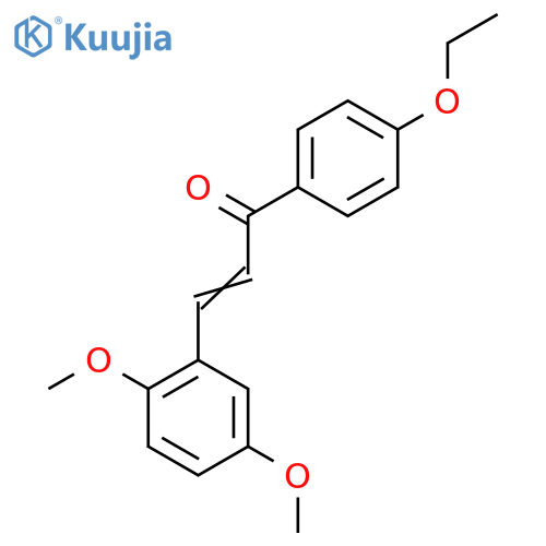 3-(2,5-Dimethoxyphenyl)-1-(4-ethoxyphenyl)prop-2-en-1-one structure