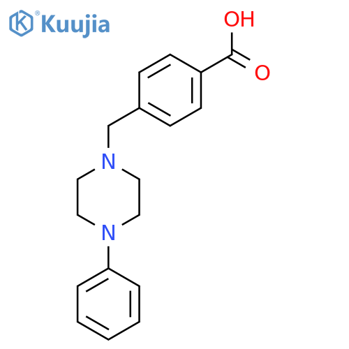 4-(4-Phenylpiperazin-1-yl)methylbenzoic acid structure