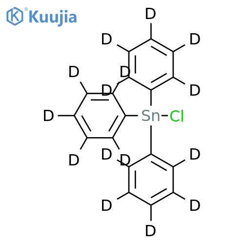 Chlorotriphenylstannane-d15 structure