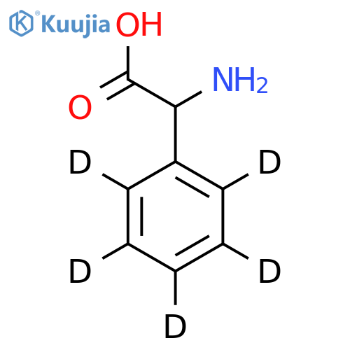 D,L-2-Phenylglycine-d5 structure