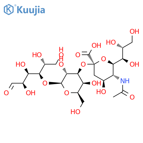 D-Glucose, O-(N-acetyl-a-neuraminosyl)-(2®3)-O-b-D-galactopyranosyl-(1®4)- structure