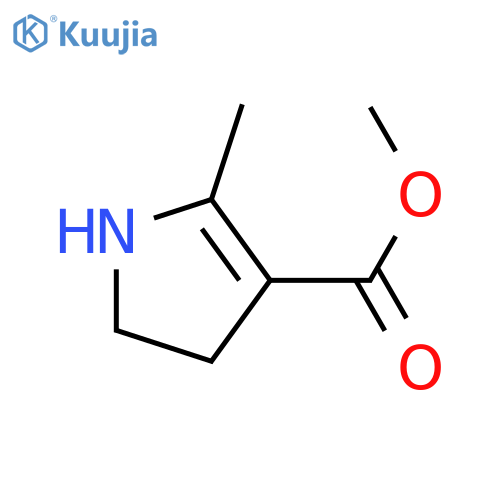 1H-Pyrrole-3-carboxylicacid,4,5-dihydro-2-methyl-,methylester(9CI) structure