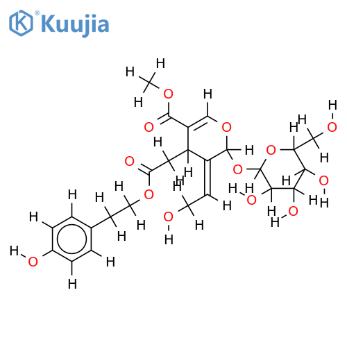 10-Hydroxyligustroside structure