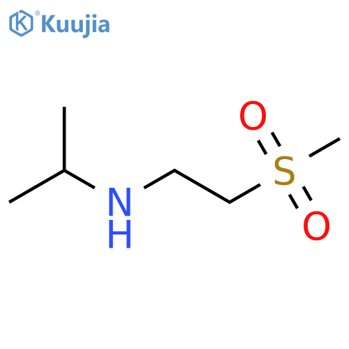 (2-methanesulfonylethyl)(propan-2-yl)amine structure