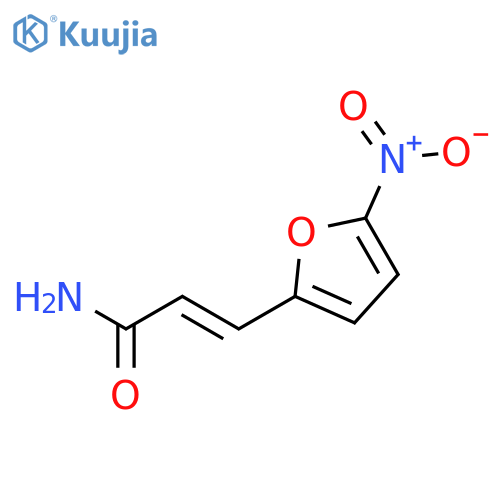 2-Propenamide, 3-(5-nitro-2-furanyl)-, (2E)- structure