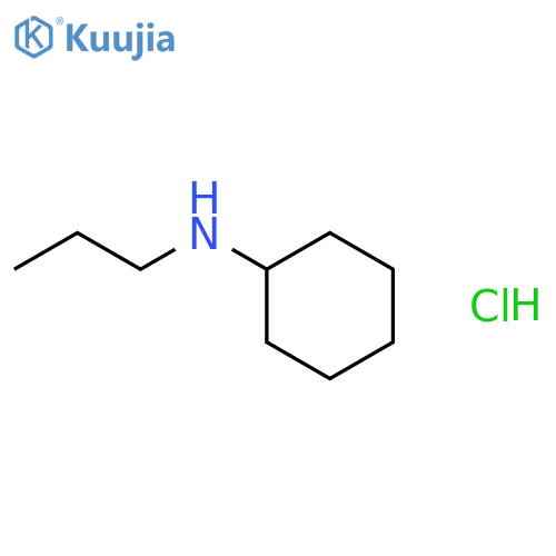 N-propylcyclohexanamine hydrochloride structure