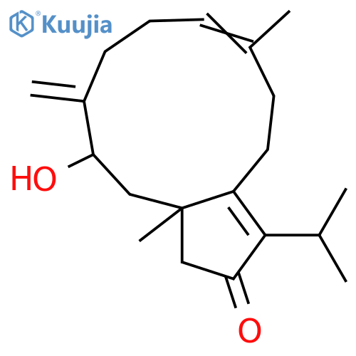 3-Hydroxy-4(16),7,11-dolabellatrien-13-one; (3β,7E)-form structure
