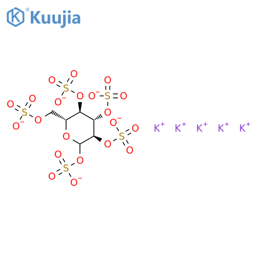 Glucose Pentasulfate, Potassium Salt, Technical Grade structure