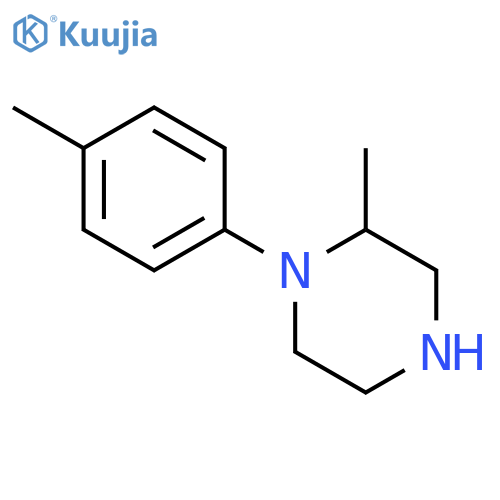 2-Methyl-1-para-tolylpiperazine structure