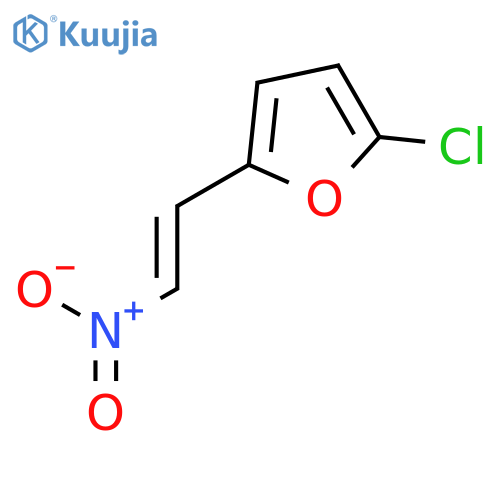 2-chloro-5-(2-nitroethenyl)-Furan structure