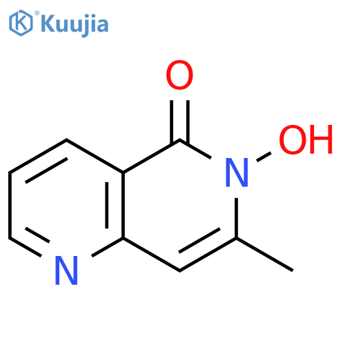 1,6-Naphthyridin-5(6H)-one, 6-hydroxy-7-methyl- structure