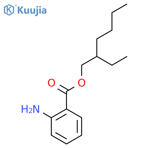 2-ethylhexyl 2-aminobenzoate structure