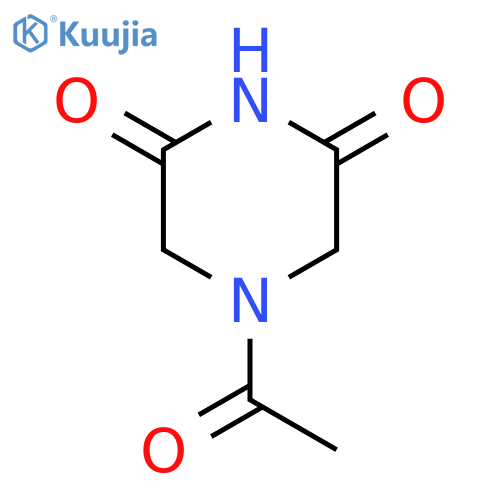 4-acetyl-2,6-Piperazinedione structure