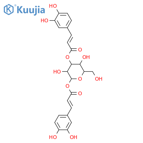 1,3-Dicaffeoylglucose; β-D-Pyranose-form structure