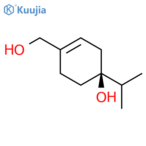 1-Cyclohexene-1-methanol,4-hydroxy-4-(1-methylethyl)-, (4S)- structure