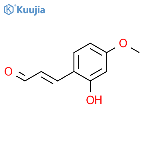 3-(2-hydroxy-4-methoxyphenyl)prop-2-enal structure