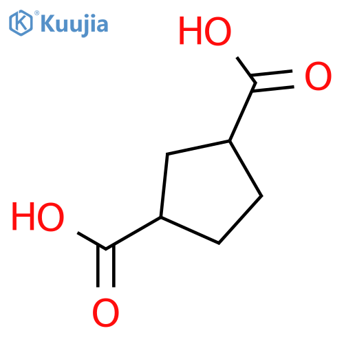 1,3-Cyclopentanedicarboxylic acid, (1S-trans)- (9CI) structure