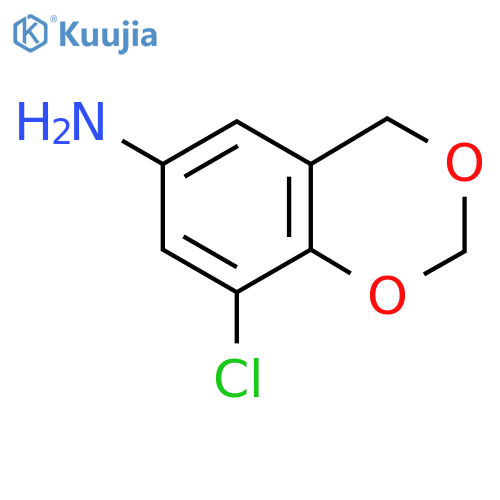 8-Chloro-2H,4H-1,3-benzodioxin-6-amine structure