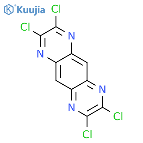 2,3,7,8-Tetrachloropyrazino[2,3-g]quinoxaline structure