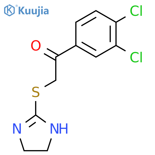Ethanone,1-(3,4-dichlorophenyl)-2-[(4,5-dihydro-1H-imidazol-2-yl)thio]- structure