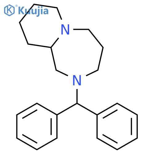 2-(diphenylmethyl)decahydropyrido[1,2-a][1,4]diazepine structure