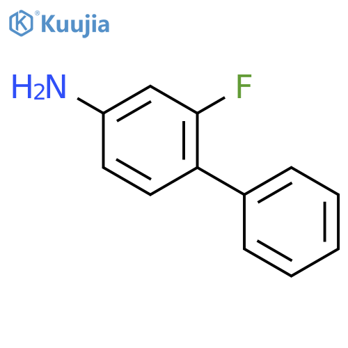 [1,1'-Biphenyl]-4-amine, 2-fluoro- structure