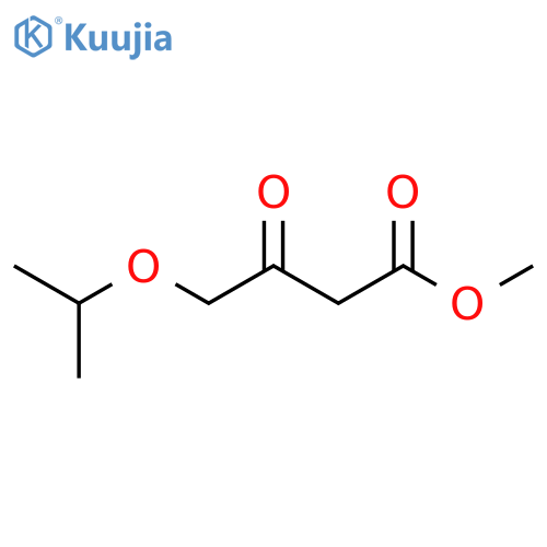 Butanoic acid, 4-(1-methylethoxy)-3-oxo-, methyl ester structure