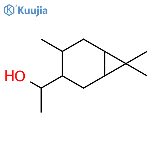 Bicyclo[4.1.0]heptane-3-methanol,a,4,7,7-tetramethyl- structure