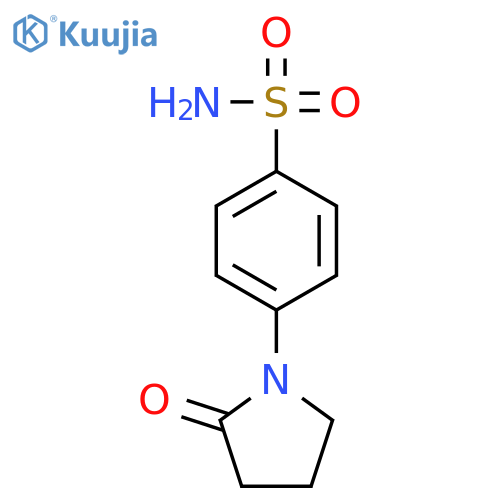 4-(2-oxopyrrolidin-1-yl)benzenesulfonamide structure