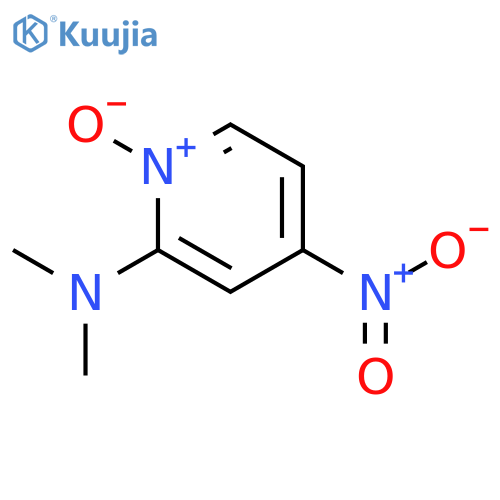 2-Pyridinamine, N,N-dimethyl-4-nitro-, 1-oxide structure