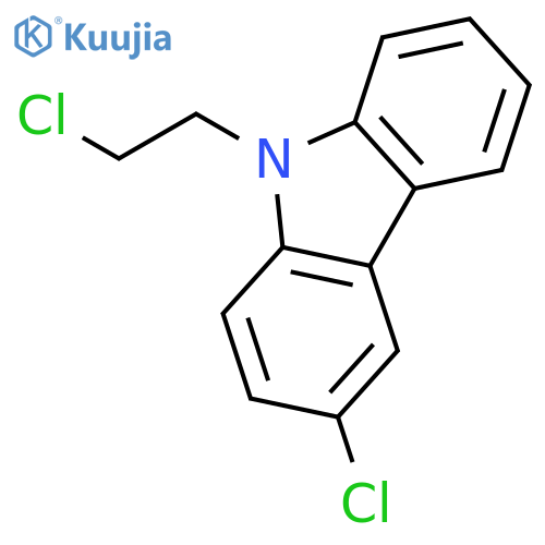 3-Chloro-9-(2-chloroethyl)-9H-carbazole structure