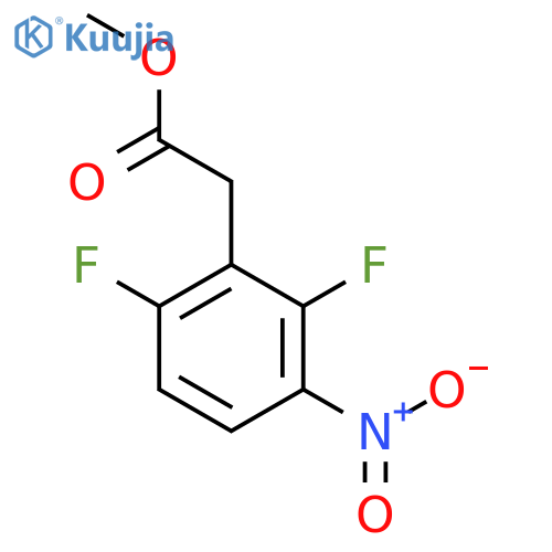 methyl 2-(2,6-difluoro-3-nitrophenyl)acetate structure