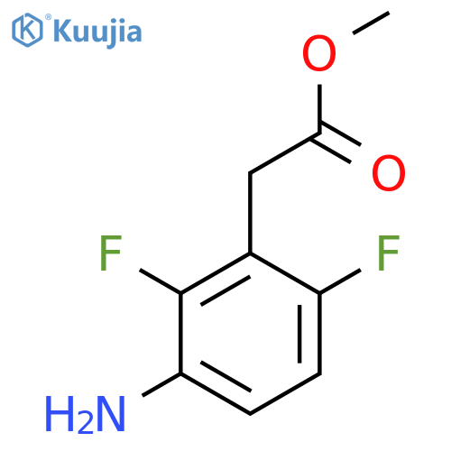 Methyl 2-(3-amino-2,6-difluorophenyl)acetate structure