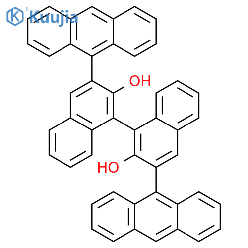 (R)-3,3'-Di(anthracenyl-9-yl)-1,1'-binapthalene-2,2'-diol structure