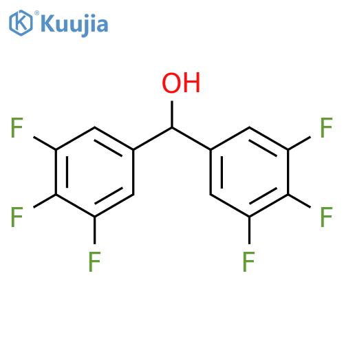 bis(3,4,5-trifluorophenyl)methanol structure