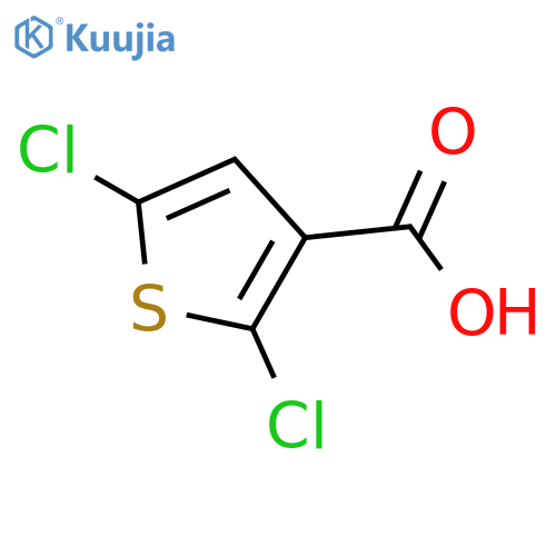 2,5-Dichlorothiophene-3-carboxylic acid structure
