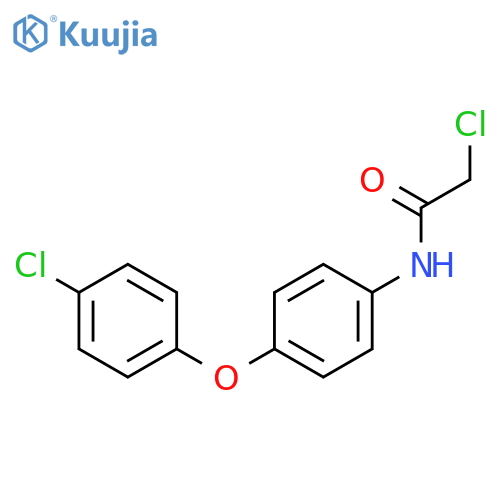 Acetamide, 2-chloro-N-[4-(4-chlorophenoxy)phenyl]- structure