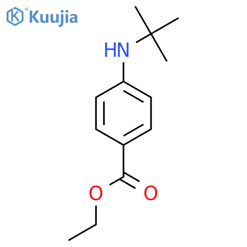 Ethyl 4-(tert-butylamino)benzoate structure