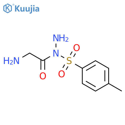 Glycine, N-[(4-methylphenyl)sulfonyl]-, hydrazide structure