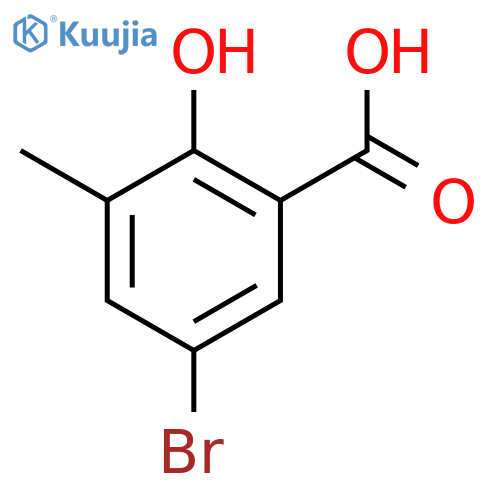 5-bromo-2-hydroxy-3-methylbenzoate structure