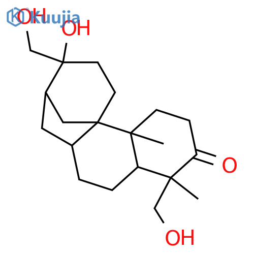 3,16,17,18-Aphidicolanetetrol; (3α,16β)-form, 3-Ketone structure
