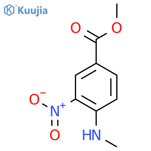 Methyl 4-(methylamino)-3-nitrobenzoate structure