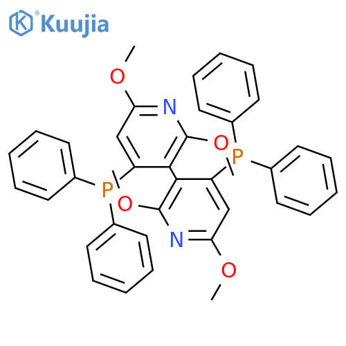 (S)-(-)-2,2',6,6'-Tetramethoxy-4,4'-bis(diphenylphosphino)-3,3'-bipyridine structure