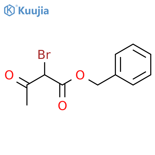Benzyl 2-bromo-3-oxobutanoate structure
