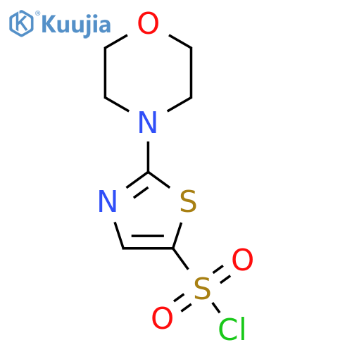 2-(morpholin-4-yl)-1,3-thiazole-5-sulfonyl chloride structure