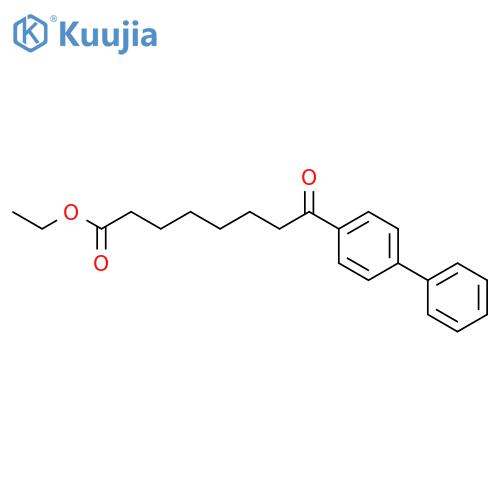 Ethyl 8-(4-biphenyl)-8-oxooctanoate structure